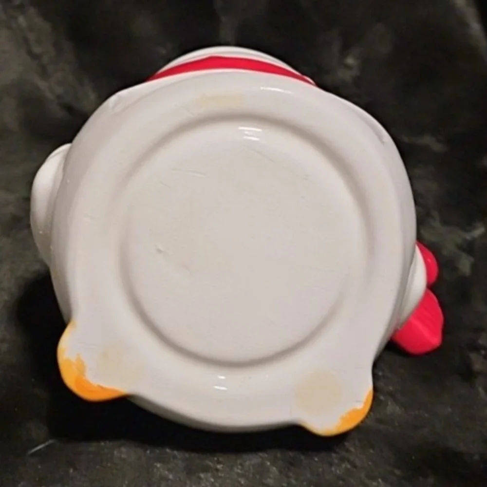 NEW Holiday Time WHITE OWL Ceramic Tealight